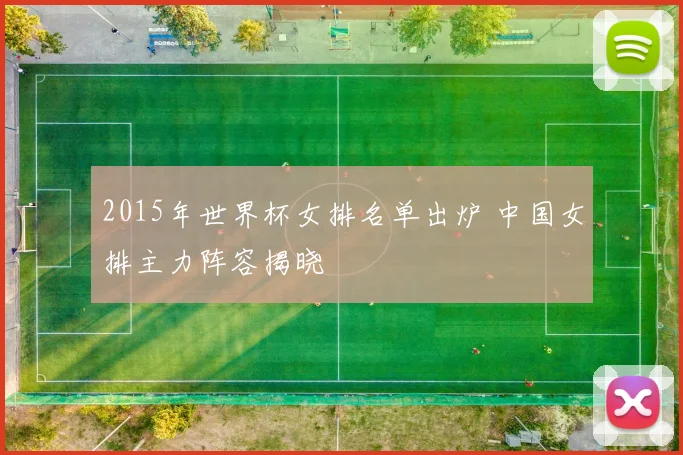 2015年世界杯女排名单出炉 中国女排主力阵容揭晓